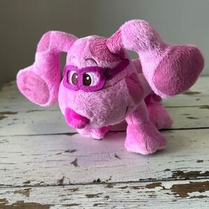 Blues Clues and You Small Plush‎ Magenta Pink Dog Glasses Stuffed Animal 7 inch